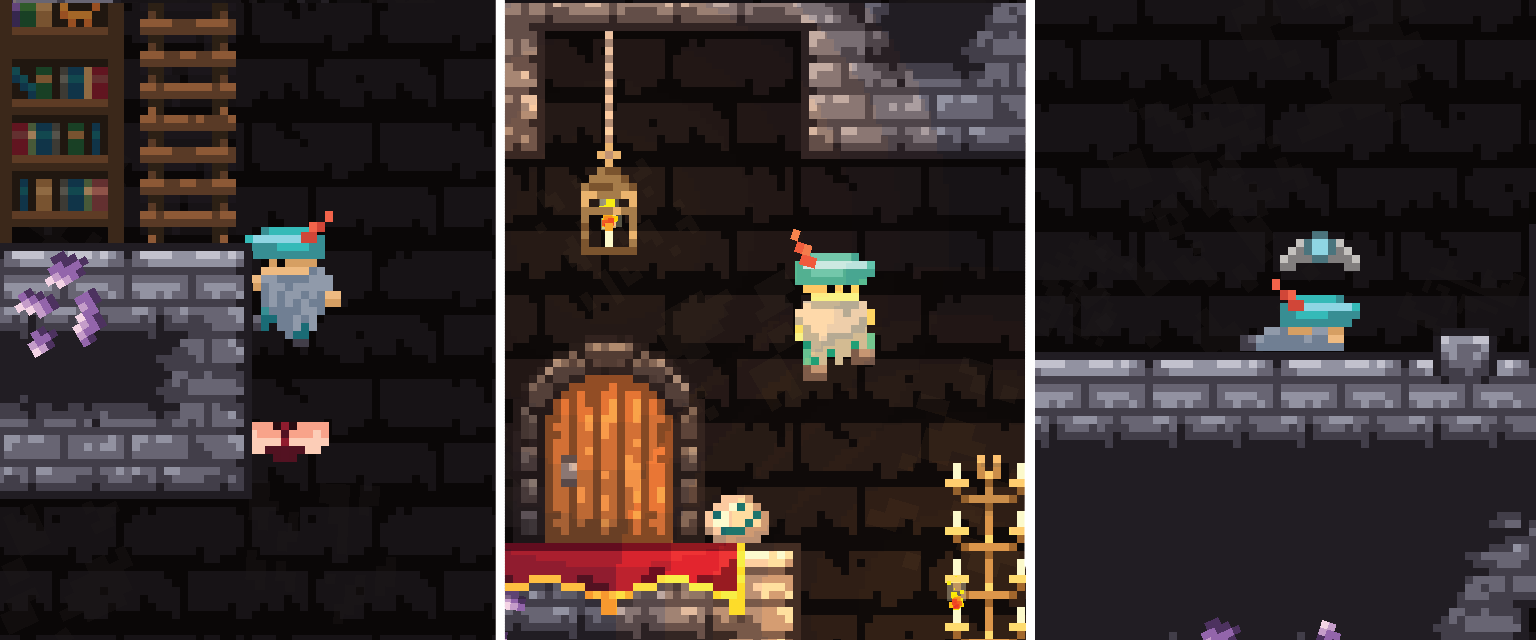 Example of different states